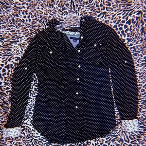 Long sleeve Polka dot shirt